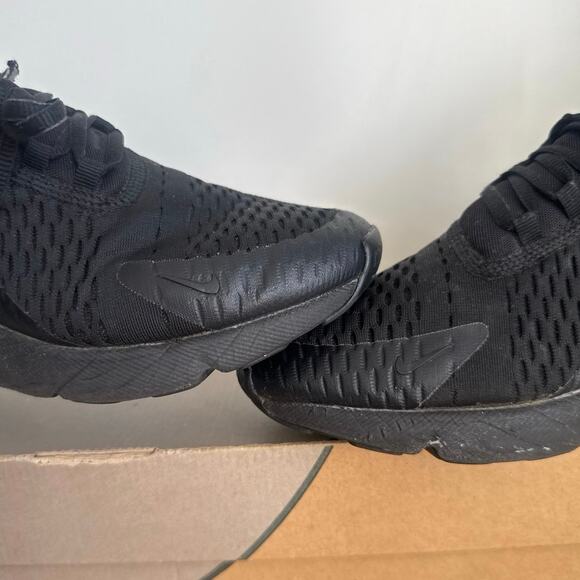 Nike Air Max 270 ‘Triple Black’ Men Running Sneakers - SZ 8